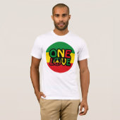 ワンラブ レゲエ Tシャツ (正面フル)