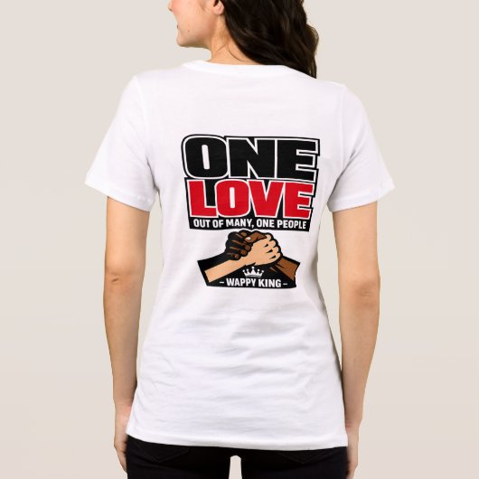 ワンラブTシャツ トライブレンドTシャツ (裏面)