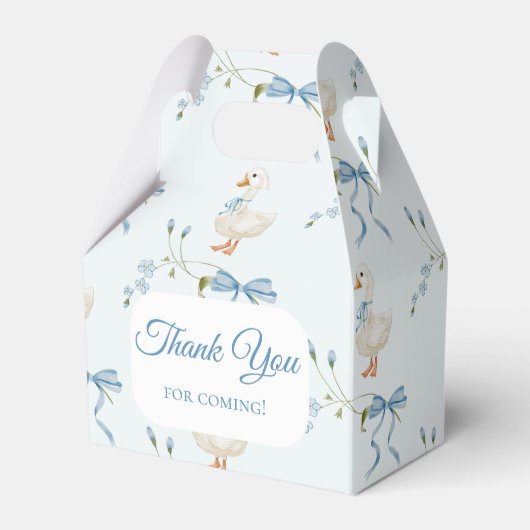 ワンリッ間抜けトガチョウ誕生日水彩 フェイバーボックス (正面サイド)