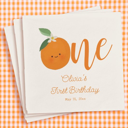 ワンリトルかわいこちゃん誕生日パーティー スタンダードカクテルナプキン