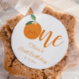 ワンリトルかわいこちゃん誕生日パーティー ラウンドシール