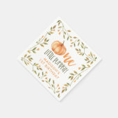 ワンリトルカボチャベビーの1歳 スタンダードカクテルナプキン (角)