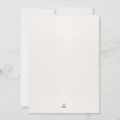 ワンリトルカンプキンボホフローラ1st誕生日招待状 招待状 (裏面)