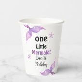 ワンリトルマーメイド1st誕生日パーティー 紙コップ (裏面)