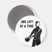 ワンリフトアットアットタイムケトルベルトレーニングフィットネス マグネット (正面/裏面)