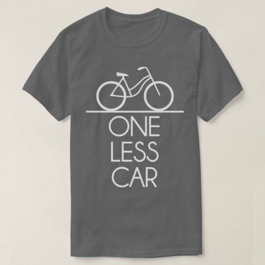 ワンレスカーアースフレンドリー自転車 Tシャツ (デザイン正面)
