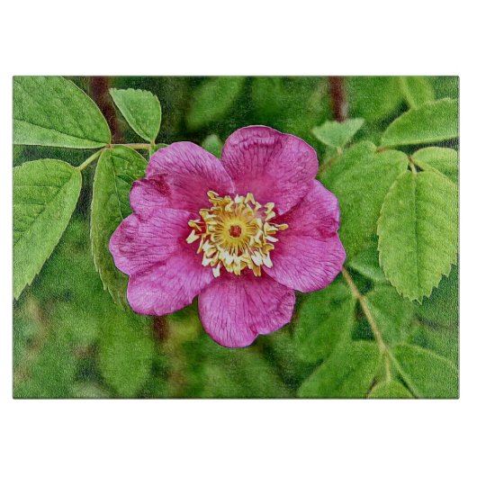 ワンワイルドバラ カッティングボード (正面)