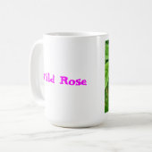 ワンワイルドバラ コーヒーマグカップ (正面左)