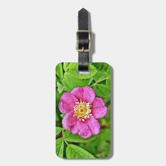 ワンワイルドバラ ラゲッジタグ (正面縦)