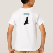 ワンワン バーク アーフ ウゥゥ Tシャツ (裏面)