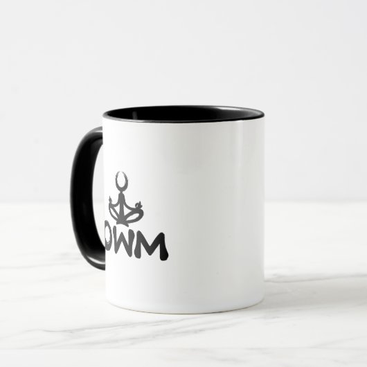 ワンワードマントラ瞑想マグ マグカップ (正面左)