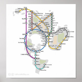 ワンワールドサブウェイ ポスター