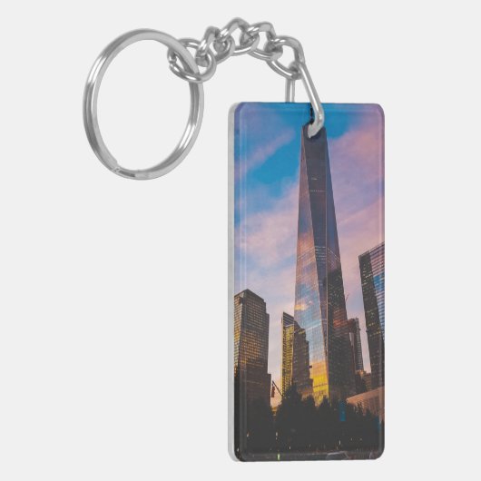 ワンワールドタワーランドマーク1ワールドトレードセンタープラ キーホルダー (正面左)
