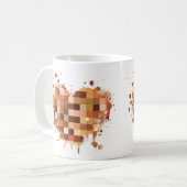 ワンワールドハートマグ コーヒーマグカップ (正面左)