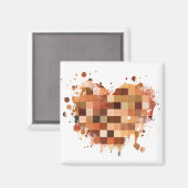 ワンワールドハート磁石 マグネット (正面/裏面)