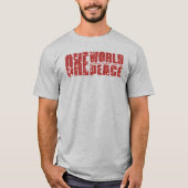ワンワールドピースTシャツ Tシャツ (正面)