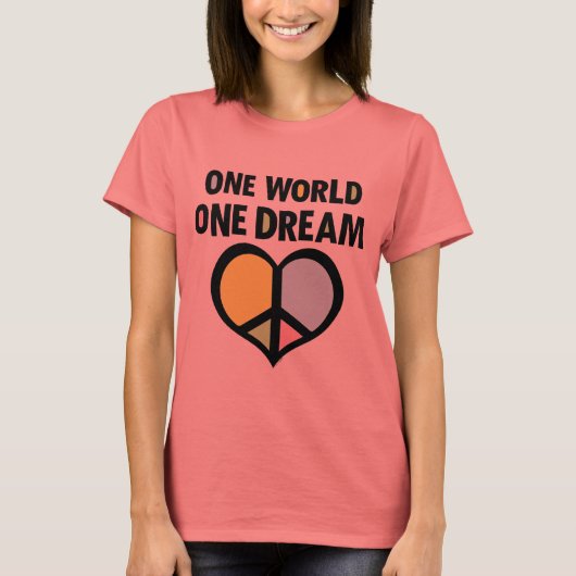 ワンワールド・ピース Tシャツ (正面)