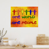 ワンワールド ポスター (キッチン)
