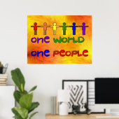 ワンワールド ポスター (ホームオフィス)