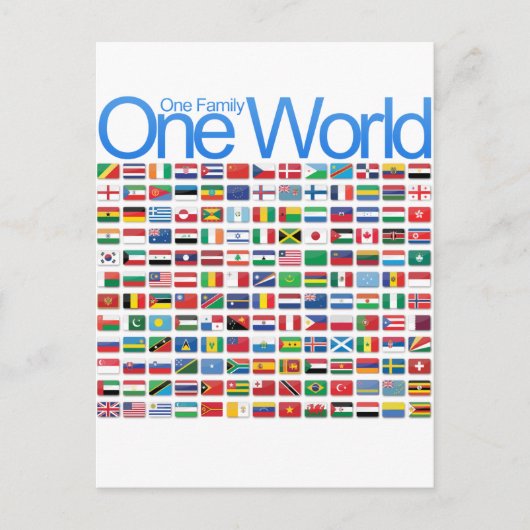 ワンワールド ポストカード (正面)