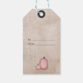 ワン不気味かわいい幽霊ハロウィーンハッピーバースデー ギフトタグ (裏面)