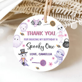 ワン不気味ガールズハロウィーン1歳の誕生日 フェイバータグ