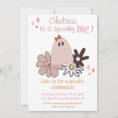 ワン不気味ガールズファースト誕生日 招待状 (正面)