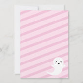 ワン不気味ガールファースト誕生日 招待状 (裏面)