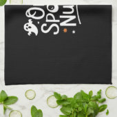 ワン不気味ナースおもしろい幽霊ナースハロウィーンエッセン キッチンタオル (折り畳み)