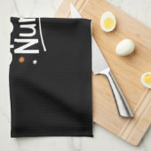 ワン不気味ナースおもしろい幽霊ナースハロウィーンエッセン キッチンタオル (四つ折り)