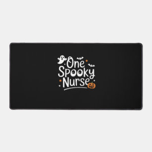 ワン不気味ナースおもしろい幽霊ナースハロウィーンエッセン デスクマット