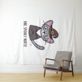 ワン不気味ナースネコ – Feline Festival activities for Hall タペストリー (インサイチュ(横))