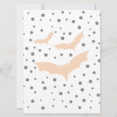 ワン不気味ハロウィーンこうもり誕生日パーティー 招待状 (裏面)