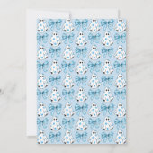 ワン不気味ハロウィーンファースト誕生日招待状 招待状 (裏面)