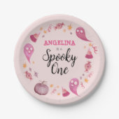 ワン不気味ハロウィーン最初の誕生日パーティー ペーパープレート (正面)