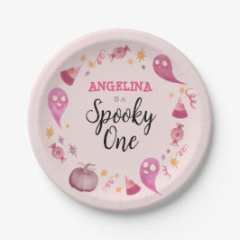 ワン不気味ハロウィーン最初の誕生日パーティー ペーパープレート