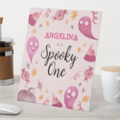 ワン不気味ハロウィーン最初の誕生日パーティー 台座サイン (インサイチュ)