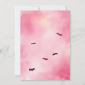 ワン不気味ハロウィーン誕生日招待状 招待状 (裏面)