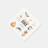 ワン不気味ハロウィーン誕生日 スタンダードカクテルナプキン (角)