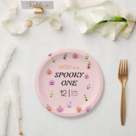 ワン不気味ハロウィーン誕生日 ペーパープレート