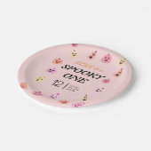 ワン不気味ハロウィーン誕生日 ペーパープレート (アングル)