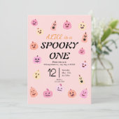 ワン不気味ハロウィーン誕生日 招待状 (スタンド正面)