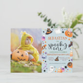 ワン不気味ハロウィーン誕生日 招待状 (スタンド正面)