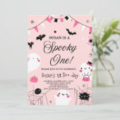 ワン不気味ハロウィーン誕生日 招待状 (スタンド正面)