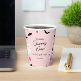 ワン不気味ハロウィーン誕生日 紙コップ