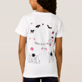 ワン不気味ハロウィーン誕生日 Tシャツ (裏面)