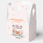 ワン不気味レトロ幽霊ハロウィーン誕生日パーティー フェイバーボックス (オープン)