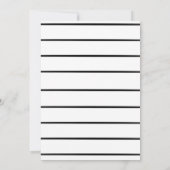 ワン不気味幽霊パステルピンクハロウィーン誕生日 招待状 (裏面)