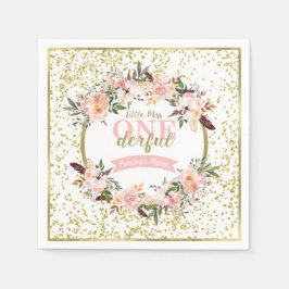 ワン恋しく思ダフル誕生日ナプキン スタンダードカクテルナプキン