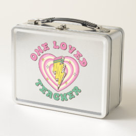 ワン愛先生バレンタイン先生ギフト メタルランチボックス